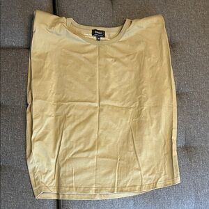 Bardot Tank with shoulder pads